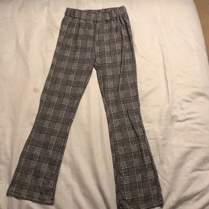 Plaid 90’s style pants from Urban Outfitters